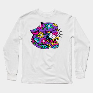 Panther flowers Long Sleeve T-Shirt